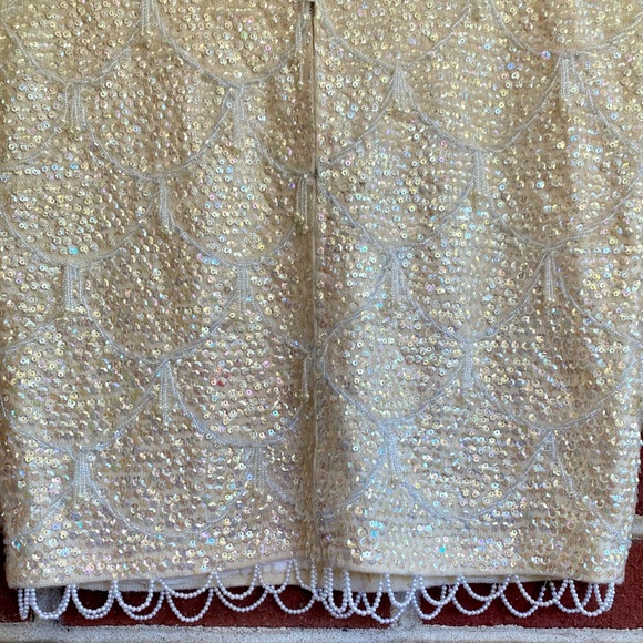 Cream Vintage Sequin Top - Picture 2 of 16